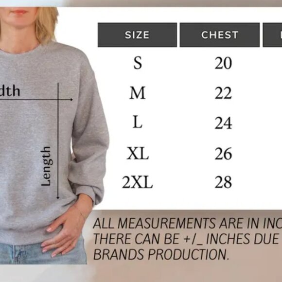 NEW Crewneck Sweater with Graphic -InsideOut  It's Okay To Feel All the Feels - Picture 8 of 8
